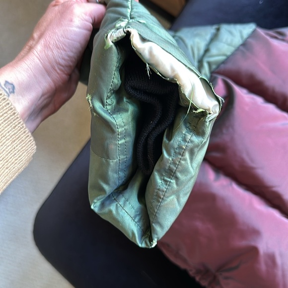 Issey Miyake 1993 Fall runway silk down iridescent metallic puffer jacket - Picture 12 of 16